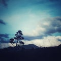 Silhouette Seen from the Atlantic Mountain