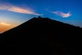 Silhouette of Seoraksan National Park, The best of Mountain in korea.