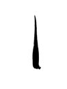 a silhouette of sharp object