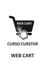 Silhouette of a shopping cart labeled \