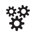 Silhouette 3 simplified gear icon