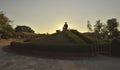 Silhouette statue Sunthorn Phu monument