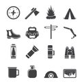 Silhouette Tourism and Holiday icons