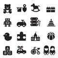 Silhouette Toy icons