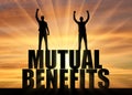 Concept of mutual benefit of business partners