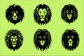 Silhouette Vector design of a \'Lion Icon