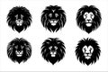 Silhouette Vector design of a \'Lion Icon