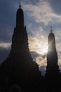 Silhouette of Wat Arun