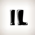 Silhouette Working Rubber Boots