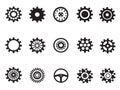 Silhouetted of Machine Gear