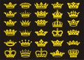 Silhouettes crowns set