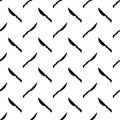 Silhouettes Knives Seamless Pattern