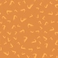 Silhouettes of Shrimps Seamless Pattern