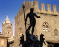 Silhoutte of the Statue of Neptune, Bologna.