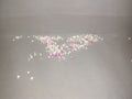 Silica gel desiccant ,pink and white .