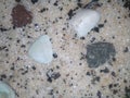 silica sand and rock photo