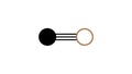 silicon carbide molecule, structural chemical formula, ball-and-stick model, isolated image carborundum Royalty Free Stock Photo