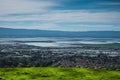 Silicon Valley panorama from Mission Peak Hill Royalty Free Stock Photo