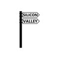 Silicon valley sign Royalty Free Stock Photo