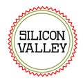 SILICON VALLEY sign on white background Royalty Free Stock Photo