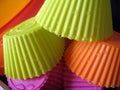 Silicone baking cups Royalty Free Stock Photo