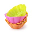Silicone baking cups Royalty Free Stock Photo