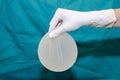 Silicone breast implant Royalty Free Stock Photo