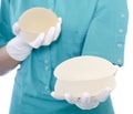 Silicone breast implant Royalty Free Stock Photo
