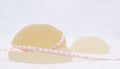 Silicone breast implant