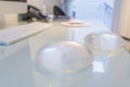 Silicone breast implant Royalty Free Stock Photo