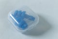 Silicone ear plugs for human ears Royalty Free Stock Photo