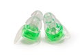 Silicone ear plugs for human ears