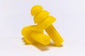 Silicone ear plugs for human ears Royalty Free Stock Photo