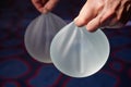 Silicone female breast implant is the main object of plastic surgery in human hands. Demonstration of the qualities of a