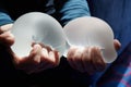 Silicone female breast implant is the main object of plastic surgery in human hands. Demonstration of the qualities of a