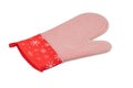 Silicone potholder in the form of gloves Royalty Free Stock Photo