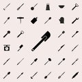 silicone scapula icon. Detailed set of kitchen tools icons. Premium quality graphic design sign. One of the collection icons for w