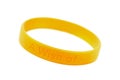Silicone wristband Royalty Free Stock Photo