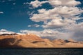 Siling Lake in Tibet Royalty Free Stock Photo