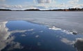 Siljan lake in Mora. Sweden Royalty Free Stock Photo