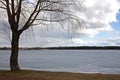 Siljan lake in Mora. Sweden Royalty Free Stock Photo