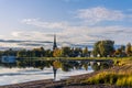 Siljan lake in Mora, Sweden Royalty Free Stock Photo