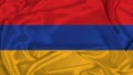 Silk Armenia Flag Royalty Free Stock Photo
