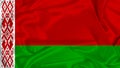 Silk Belarus Flag Royalty Free Stock Photo