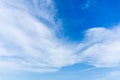 Silk Clouds Blue Sky Background