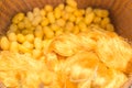 Silk cocoons and raw silk threads Royalty Free Stock Photo