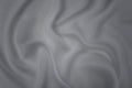 Silk or cotton fabric tissue. Dark gray or black color. Texture, background, pattern Royalty Free Stock Photo