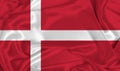 Silk Denmark Flag