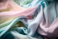 Silk drape pastel fabric sheer textile texture