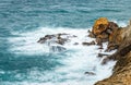 Silk effect, seascape in long exposure